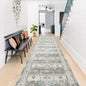 TOPRUUG Washable Runner Rug 2x12 - Hallway Runner Rug Kitchen Rugs and Mats Non Skid Washable Waterproof Carpet Runner for Living Room Bedroom Bathroom (Grey, 2x12)