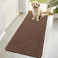 OLANLY Dog Door Mat for Muddy Paws 70x32, Absorbs Moisture and Dirt, Absorbent Non-Slip Washable Doormat, Quick Dry Chenille Mud Mat for Dogs, Entry Indoor Entryway Carpet for Inside Floor, Mocha