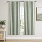 Guken 100% Blackout Curtains 72 Inch Length 2 Panels Set for Living Room Bedroom Back Tab Thermal Insulated Black Out Linen Drapes Room Darkening Window Curtains 72 Inches Long,Mist Sage