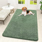 OLANLY Dog Door Mat for Muddy Paws 59x32, Absorbs Moisture and Dirt, Absorbent Non-Slip Washable Doormat, Quick Dry Chenille Mud Mat, Entry Indoor Entryway Carpet for Inside Floor, Olive Green