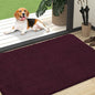 OLANLY Dog Door Mat for Muddy Paws 47x32, Absorbs Moisture and Dirt, Absorbent Non-Slip Washable Doormat, Quick Dry Chenille Mud Mat for Dogs, Entry Indoor Entryway Carpet for Inside Floor, Russet