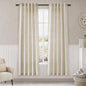 Nanspring Beige Semi Sheer Linen Curtains 72 inch Length for Living Room Back Tab Rod Pocket Modern Farmhouse Coastal Decor Beige Cotton Textured Gauze Curtains for Dining Room Office 38x72