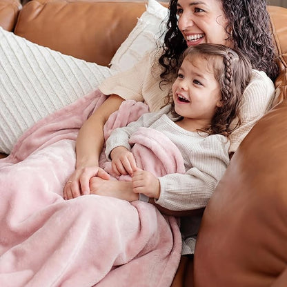 Bedsure GentleSoft Pink Fleece Blankets King Size - Bed Blanket Soft Lightweight Plush Cozy Fuzzy Luxury Microfiber, 108x90 inches