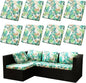 8Pcs Stretch Patio Cushion Covers,Outdoor Couch Covers Replacement,Outdoor Couch & Sofa Slipcovers,for Patio Furniture Cushion Covers,Washable Reusable urniture Protector(Leopard,8PCS)
