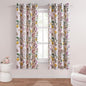 Topfinel Pink Blackout Window Curtains 72 Inch Length 2 Panels for Girls Bedroom, Spring Light Pink Cute Fancy Cottage Core Princess Floral Hummingbird Patterned Grommet Blush Pink Curtains Nursery