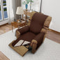 Recliner Chair Covers Reversible Sofa Cover Couch Cover for Pets Lazy Boy Furniture Protector(28''Recliner,Brown/Beige)