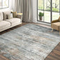 BEIMO Area Rugs 6x9 for Living Room Bedroom, Modern Abstract Machine Washable Rug, Large Soft Low Pile Floor Cover with Non Slip Backing for Dining Room, Ash Gray Brown