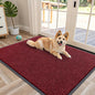 OLANLY Front Door Mat Indoor Outdoor Entrance, Waterproof Heavy Duty Doormat, Fade Resistant, Low Profile, Easy Clean Patio Porch Welcome Floor Mats for Entry, 47x34, Wine Red