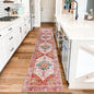Yamaziot Washable Runner Rug, 2x10 Non-Slip Boho Vintage Hallway Rug Runner with Rubber Backing, Stain Resistant Distressed Carpet Runner for Bedroom, Kitchen, Laundry, Entrance