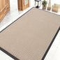 OLANLY Front Door Mat Indoor Outdoor Entrance, Waterproof Heavy Duty Doormat, Fade Resistant, Low Profile, Easy Clean Patio Porch Welcome Floor Mats for Entry, 47x32, Beige