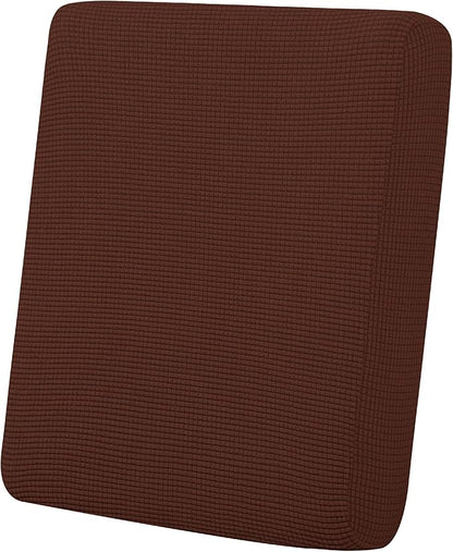 Easy-Going Stretch Cushion Cover Sofa Cushion Furniture Protector Sofa Seat Sofa slipcover Sofa Cover Soft Flexibility with Elastic Bottom(Chair Cushion,Coffee)