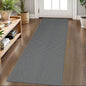 KOZYFLY Runners for Hallways 2x6 ft Washable Kitchen Runner Non Slip Rubber Backed Hall Runners Cotton Entryway Runner Rugs Floor Carpet for Indoor Backdoor Bedroom Kitchen, Grey/Dark Grey