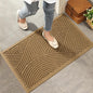 HIYARD Sturdy Front Door Mat, Absorbent Muddy Dirt Resist Welcome Door Mats Outdoor Indoor, Stain and Fade Resistant, Non-Slip Backing Entry Mat Low Profile Doormat for Entryway, 36×24, Brown