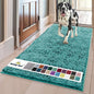 Muddy Mat® | Super Absorbent Door Mat Indoor, Microfiber Quick Dry Chenille Entryway Rug, Non-Slip Front Door Mat, Indoor Mats for Entryway, Machine Washable Pet Rug, Teal 35"x60"