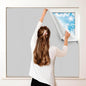 100% Blackout Curtains for Bedroom, Portable DIY Window Blinds, No Drill Window Shades & Blackout Blinds with Stickers & Tabs for Travel, Dorm Room, Media Room (Grey, 79" x 57")