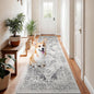 2x8 Washable Hallway Runner Rug - Vintage Kitchen Runners Low Pile Carpet Soft Thin Floor Runner with Rubber Backing for Entryway Living Room Home Decor (Distessed Grey)