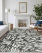 Latte&Fog 8x10 Area Rugs for Living Room, Large Modern Abstract Washable Rug, Boho Non Slip Low Pile Carpet for Indoor Bedroom Dining Room, Office, Dorm, Classroom, Farmhouse and Kids Room