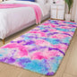 Tepook Soft Rainbow Rug for Girls Room, Cute Fluffy Girls Bedroom Rugs, 2x6 Feet Shaggy Princess Rug Colorful Carpet for Kids Teens Toddler Playroom Nursery Reading Nook, Hot Pink