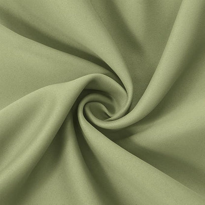 LEMOMO Blackout Curtains 42 x 63 inch/Sage Green Curtains Set of 2 Panels/Thermal Insulated Room Darkening Bedroom Curtains