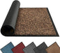 Mibao Front Door Mat, Dirt Trapper Welcome Mat for Outdoor Indoor, Non-Slip Waterproof Doormat, Durable Machine Washable Low Profile Entry Rug for Back Door Outside Patio Porch, 48" x 36", Brown
