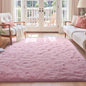 5x7 Ft Pink Rugs for Bedroom Girls, Shag Fluffy Area Rug for Living Room, Ultra Soft Furry Rug Indoor Carpet for Kids Room Nursery Home Decor