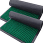 OLANLY Front Door Mat Indoor Outdoor Entrance, 2-Pack 71 x 23 Inch, Waterproof Heavy Duty Doormat, Fade Resistant, Low Profile, Easy Clean Patio Porch Welcome Floor Mats for Entry, Green