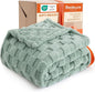 Bedsure GentleSoft Sage Green Twin XL Blanket for Bed - Super Soft Cozy Fleece Blankets for Kids, Cute Spring Throws for Girls, Dorm Room Essentials for Girls Teens Back to School, 66x90 Inches