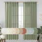 LAMIT Sage Green 72 inch Linen Curtains for Living Room 2 Panels, Linen Textured Light Filtering Semi Sheer Back Tab and Rod Pocket Window Curtain Panels for Bedroom/Farmhouse, 52 x 72 Inch