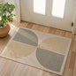 Lahome Enfys Rainbow 20"x32" Door Mat Indoor Entrance, Small Indoor Outdoor Door Easy Jute Rug, Farmhouse Neutral Non Slip Non Shedding Washable Kitchen Mats for Floor Entryway