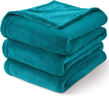 BEDELITE Fleece Blanket Twin Size Bluebird Throw Blankets for Couch & Bed, 300GSM Luxury Plush Cozy Fuzzy Blanket 60x80 inches, Super Soft Warm Lightweight Throw Blanket for Travel Camping