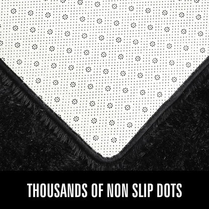 LOCHAS Ultra Soft Indoor Modern Area Rugs Fluffy Living Room Carpets for Children Bedroom Home Decor Nursery Rug 5x8 Feet, Black