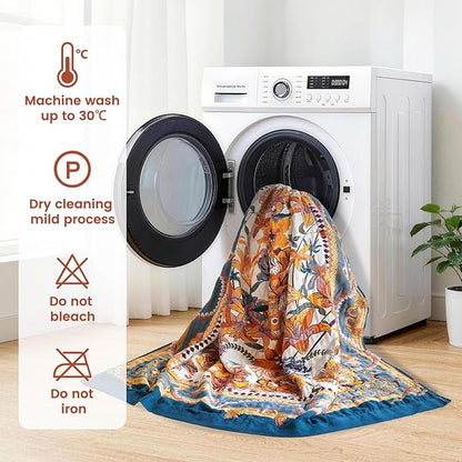 MSGKV Boho Throw Blanket 60"x80" Bed Floral 100% Cotton Blanket Spring Breathable Lightweight Twin Couch Blankets All Seasons Home Decor Muslin