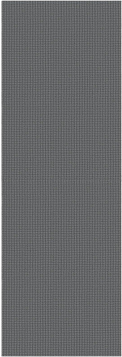 KOZYFLY Runners for Hallways 3x10 ft Washable Kitchen Runner Non Slip Rubber Backed Hallway Rugs Cotton Entryway Runner Rug Floor Carpet for Indoor Hall, Backdoor, Kitchen, Grey/Dark Grey