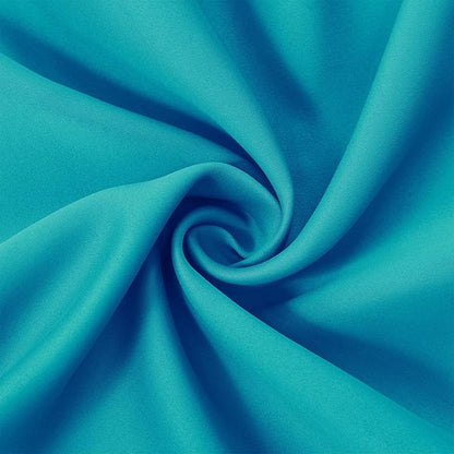 LEMOMO Teal Blackout Curtains 40 x 63 Inch Length/Set of 2 Curtain Panels/Thermal Insulated Room Darkening Blackout Curtains for Bedroom