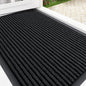 OLANLY Front Door Mat Indoor Outdoor Entrance, Waterproof Heavy Duty Doormat, Fade Resistant, Low Profile, Easy Clean Patio Porch Welcome Floor Mats for Entry, 33x21, Black