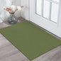 KOZYFLY Indoor Door Mat 2x3 ft Small Area Rugs Washable Front Door Mat Non Slip Rubber Backed Entryway Rug Cotton Entrance Doormat for Front Porch Bathroom Kitchen Bedroom, Bright Green/Earthy Green