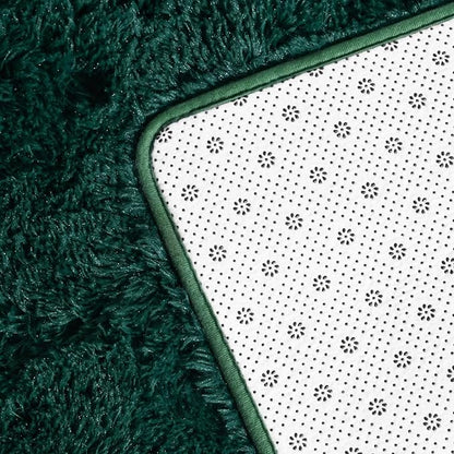 Deerhoo Large Shag Area Rugs 9 x 12, Plush Fuzzy Rugs for Living Room, Ultra Soft Fluffy Furry Rug for Bedroom, Indoor Carpet Nursery Rugs for Kids Room Home Decor, Dark Green