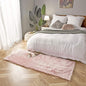 Ashler faux fur rug, Fluffy Shaggy Area Rug Ultra Soft 2.2 x 6 Feet Rectangle Fur Rug, Pink Fuzzy Rug Machine Washable Shag Rug, Nursery Decor Throw Rugs for Bedroom, kids room, Living Room