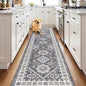 HEBE Washable Kitchen Rugs Runner 2'x 8', Non Slip Hallway Runner Rug, Low Pile Entryway Rug Laundry Room Mat Kitchen Carpet Runners for Hallways, Bathroom, Laundry, Bedside Rug