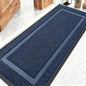 OLANLY Front Door Mat Indoor Outdoor Entrance, Waterproof All-Season, All-Weather Doormat, Sturdy Natural Rubber, Fade Resistant, Low Profile, Easy Clean Patio Porch Entryway Mat, 59x20, Blue