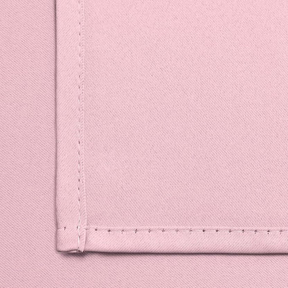 Yakamok Light Blocking Window Blackout Curtains Thermal Insulated Room Darkening Drapes for Bedroom,Solid Grommet Top Window Panels, 62x84 Inch, Pink, One Pair