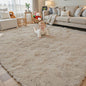 Rugs for Living Room 6x9, Alfombras para Salas Shag Large Plush Soft Area Rug, Shaggy Carpets for Bedroom, Kids Boys Girls Home Decor Aesthetic(Beige, 6 x 9)