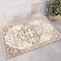 HEBE Washable Area Rug 2'x3' Non Slip Soft Distressed Medallion Bedroom & Living Room Accent Throw Vintage Entry Floor Carpet for Dining Room & Bathroom Entryway