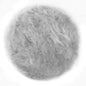 Latepis Round 3ft Small Fur Rug Grey Fluffy Faux Sheepskin Cute Circle Rugs for Bedroom Washable Furry Rug Home Décor