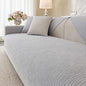 Soft Waterproof Chenille Cover Washable, Non Slip Sectional Sofa Covers for 3 Cushion Couch Sofa L Sharped Sofa Slipcover for Pets, Furniture Protector (1 PCS 36"x36" Light Grey)