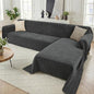 Sectional Couch Covers, 2 Pieces Washable L Shaped Couch Covers Sofa Blanket for Dogs Pet Friendly Sectional Sofa Slipcovers Furniture Covers,71"x 110"+ 71"x 118",(X-Large,Charcoal Gray)