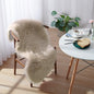 Small Faux Fur Sheepskin Rug 2x4 ft Ultra Soft Chair Sofa Cover Seat Pad, Beige Fluffy Shag Rugs for Bedroom Nursery Kids Room, Luxury Shaggy Rug Fuzzy Plush Floor Carpets