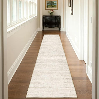 Kitchen Runner Rug 2.5x8 Runners for Hallways，Abstract Washable Runner Rugs Non-Slip Backing Rug Runner, Stain Resistant 8ft Runner Rug,Soft Floor Carpet Rugs for Bedroom，Laundry Room