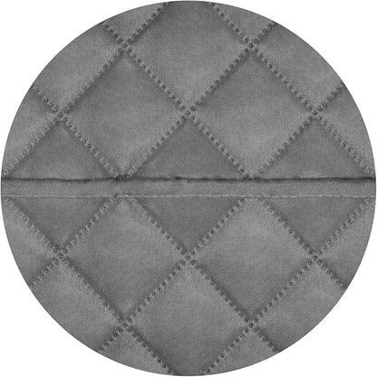 PureFit Reversible Quilted Sofa Cover, Water Resistant Slipcover Furniture Protector, Washable Couch Cover with Non Slip and Elastic Straps for Kids, Dogs, Pets (Oversized Chair, Gray/Gray)
