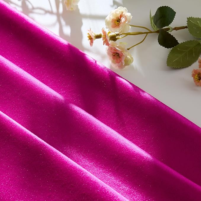 GIGIZAZA Hot Pink Pillow Covers 16x16 Throw Pillows Velvet Decorative Sofa Couch Pillow Covers Bedroom Cushion Pillowcase